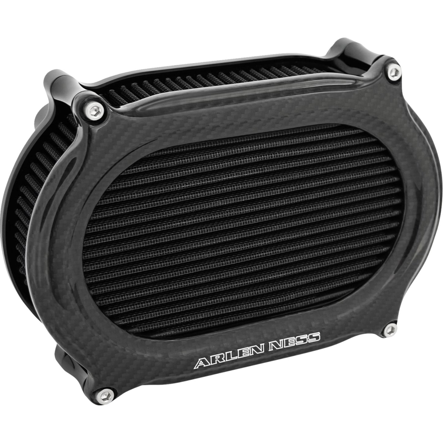 Arlen Ness Stage 2 Oval Air Cleaner Kit - Carbon Fiber [MPN: 1010-3420]_1859621