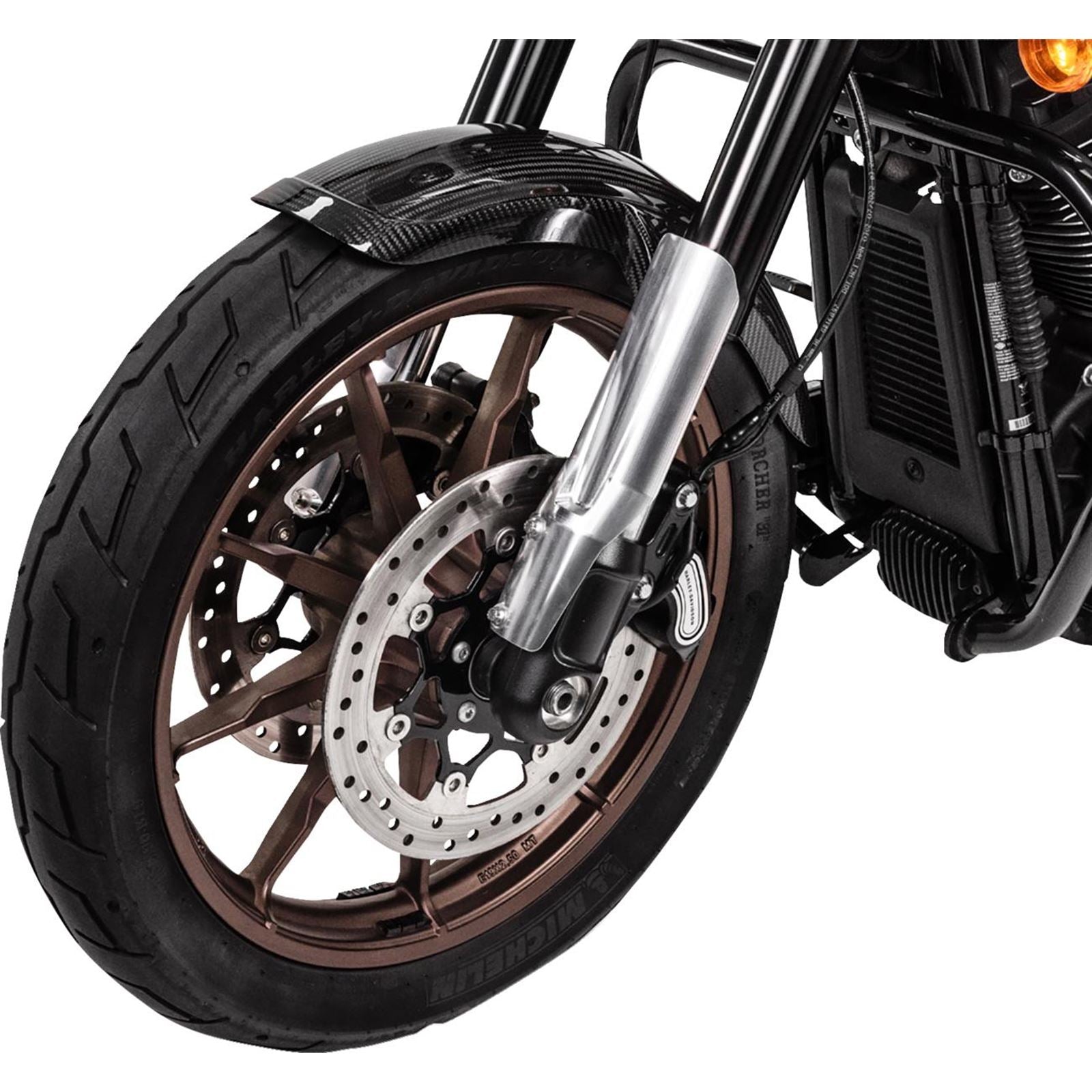 Saddlemen Front Fender Adapter - Raw - For FXLRS/T [MPN: 1410-0171]_1889230