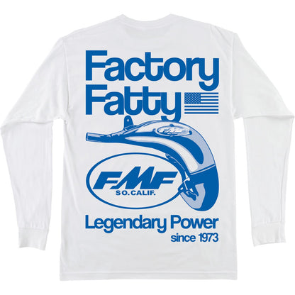 FMF Racing Factory Fatty Long-Sleeve T-Shirt - White_1859642