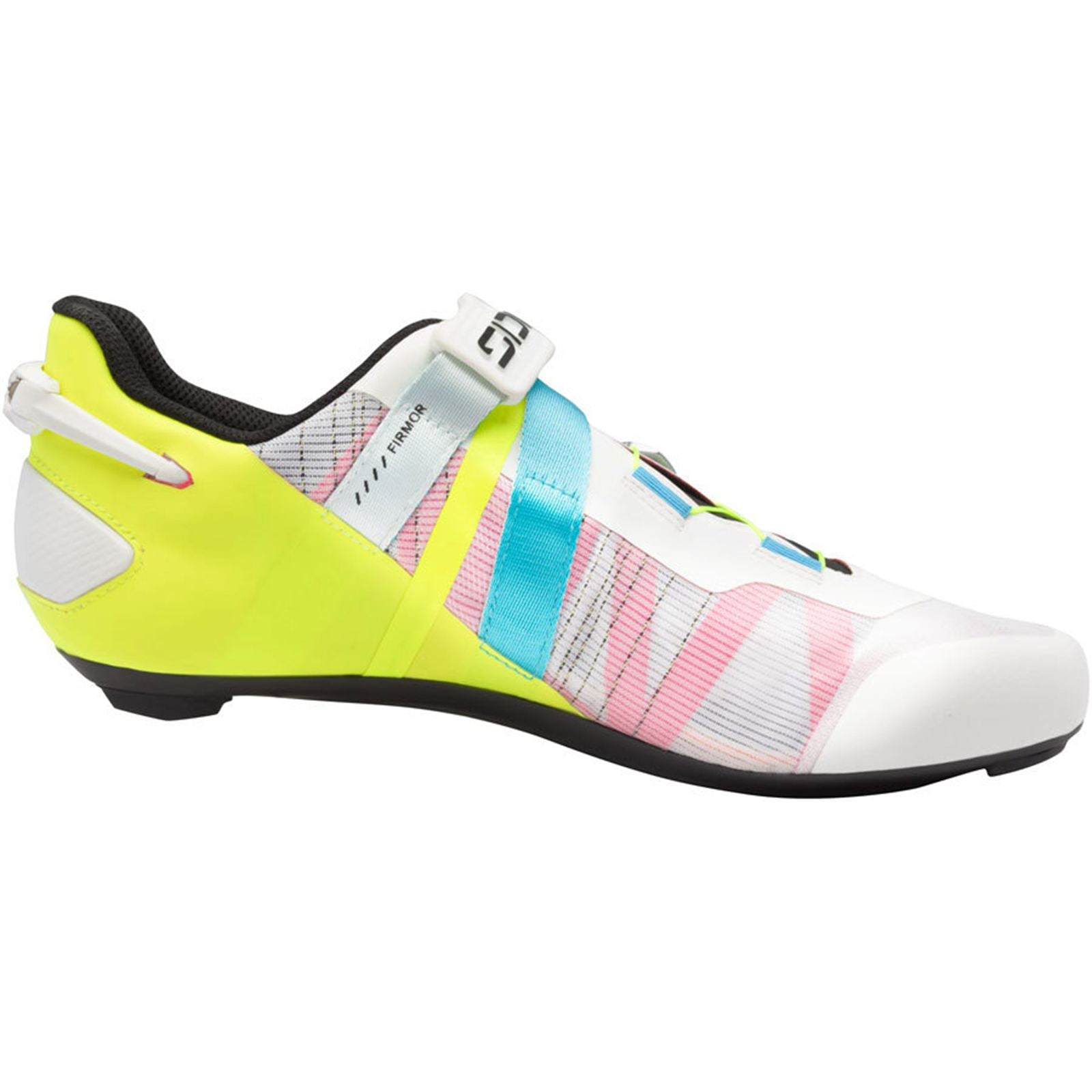 Sidi - Bicycle Wire 3 Road Shoes - Mens, White/Yellow Fluo_1915189