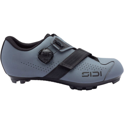Sidi - Bicycle Aertis Mega MTB Clipless Men's Shoes - Gray/Black_1914339