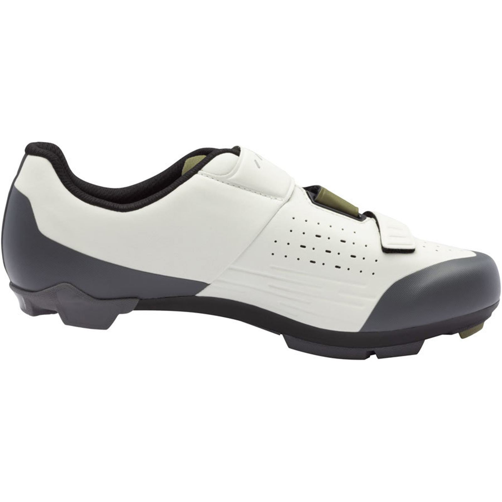 Sidi - Bicycle Silvis XC Clipless Shoes - Mens, Ice White/Olive Green_1914877