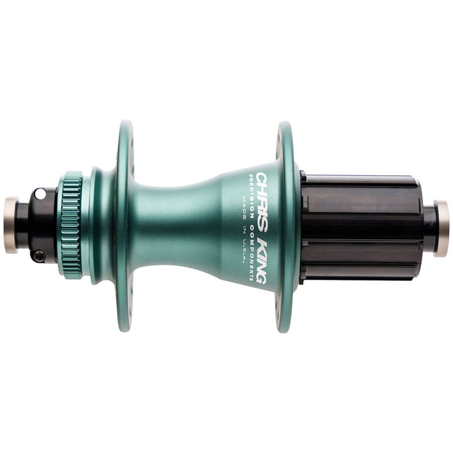 Chris King R45D Rear Hub - 12 x 142mm, Center-Lock, HG 11 Road, Matte Jade, 28H [MPN: HU2417]_1911357