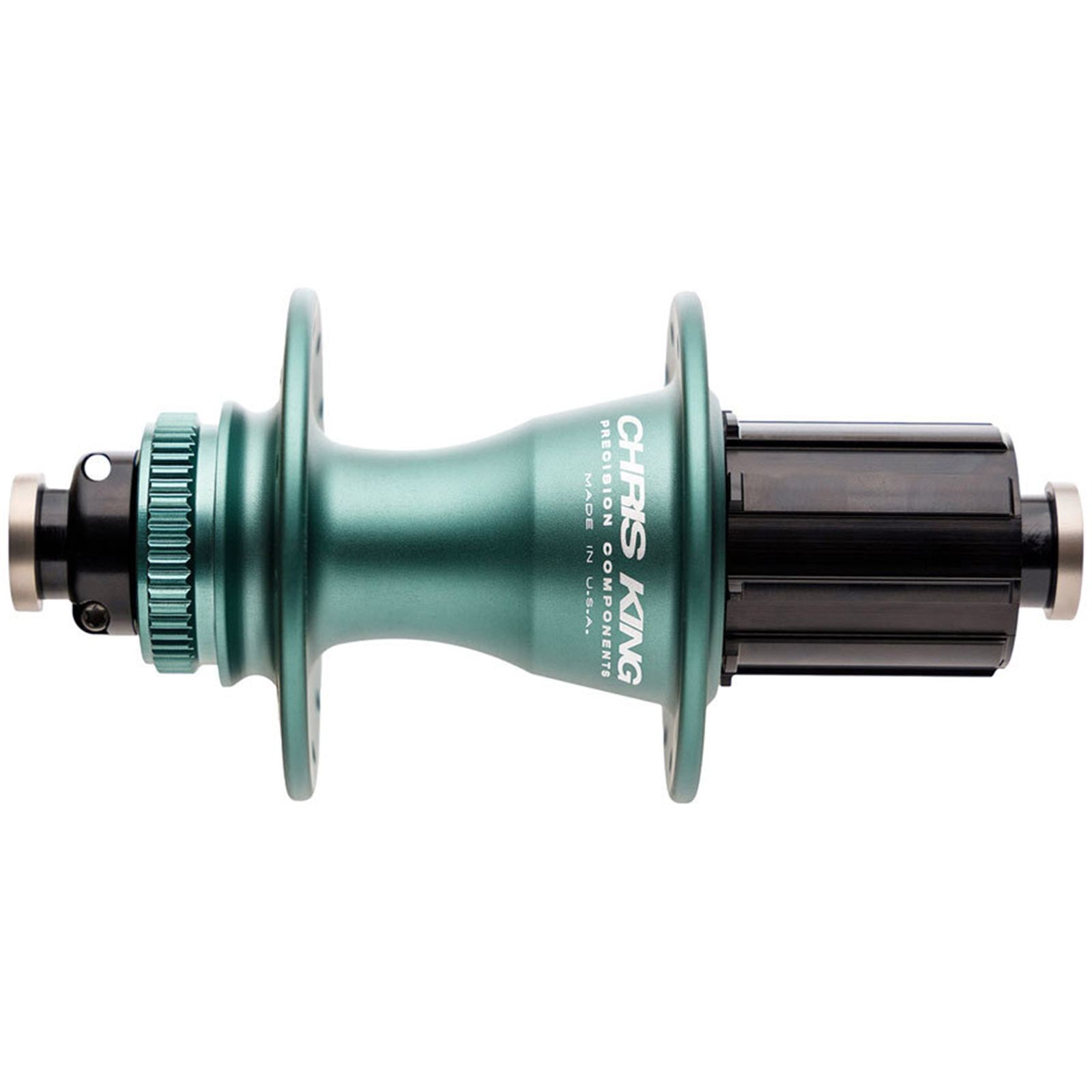 Chris King R45D Rear Hub - 12 x 142mm, Center-Lock, HG 11 Road, Matte Jade, 28H [MPN: HU2417]_1911357
