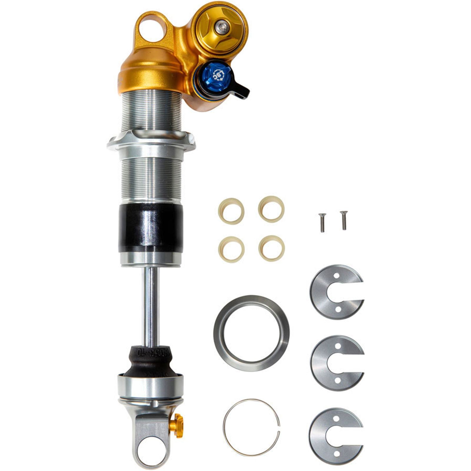 Ohlins TTX22 m.2 Coil Rear Shock - Metric, 250mm x 75mm, Standard, Gold [MPN: RS1905]_1911561