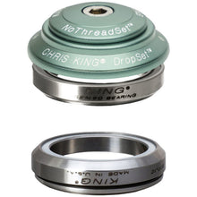 Chris King DropSet 4 Headset - 1-1/8", 42/42mm, 45 Deg, Matte Jade [MPN: HD0441]_1911284