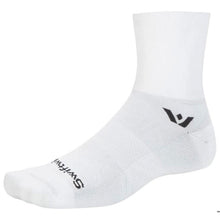 Swiftwick Aspire Quarter Crew High Socks - Circuit White_1915325