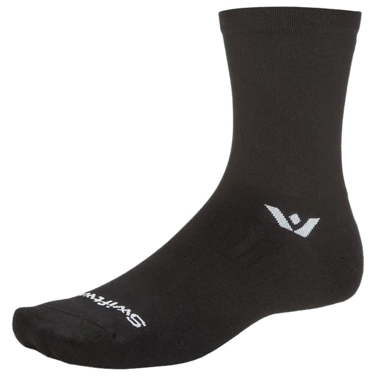 Swiftwick Aspire Mid-Crew Socks - Circuit Black_1915334