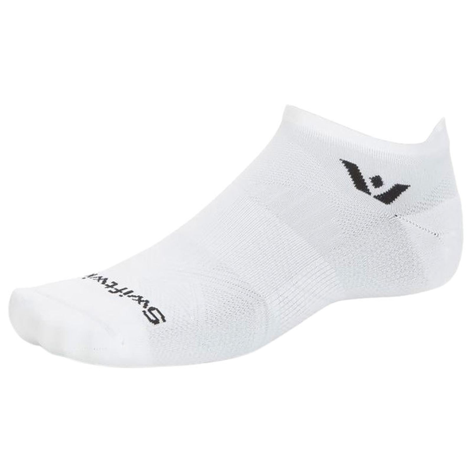 Swiftwick Aspire No Show Socks - Circuit White_1915310