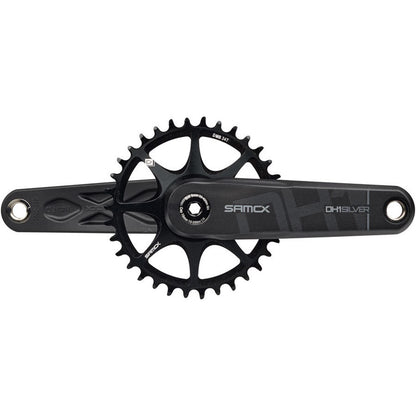 Samox Silver DH-1 Crankset - 155mm, Black [MPN: CK1591]_1910790