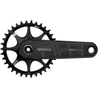 Samox Silver DH-1 Crankset - 155mm, Black [MPN: CK1591]_1910767