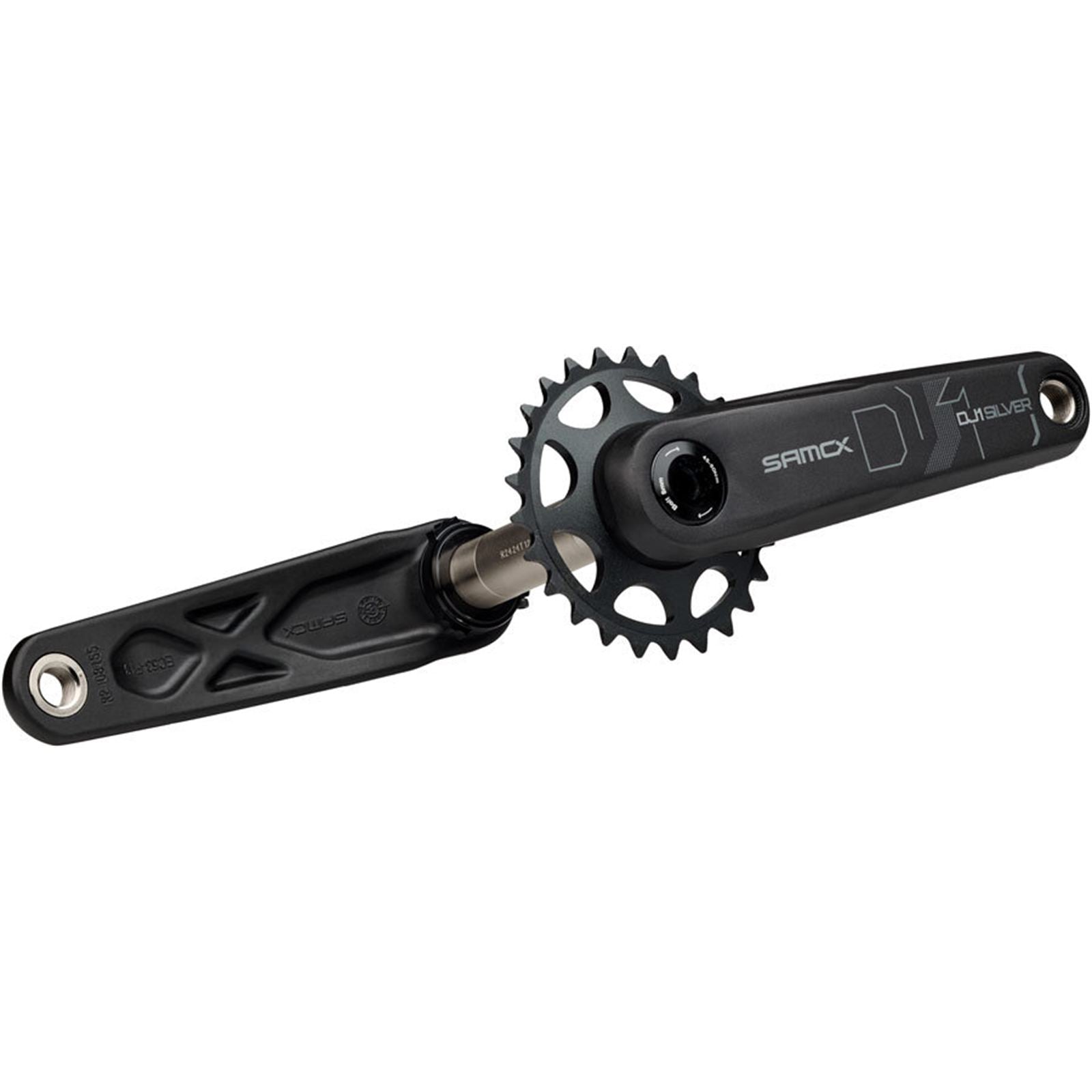 Samox Silver DJ-1 Crankset - 155mm, Black [MPN: CK1593]_1910754