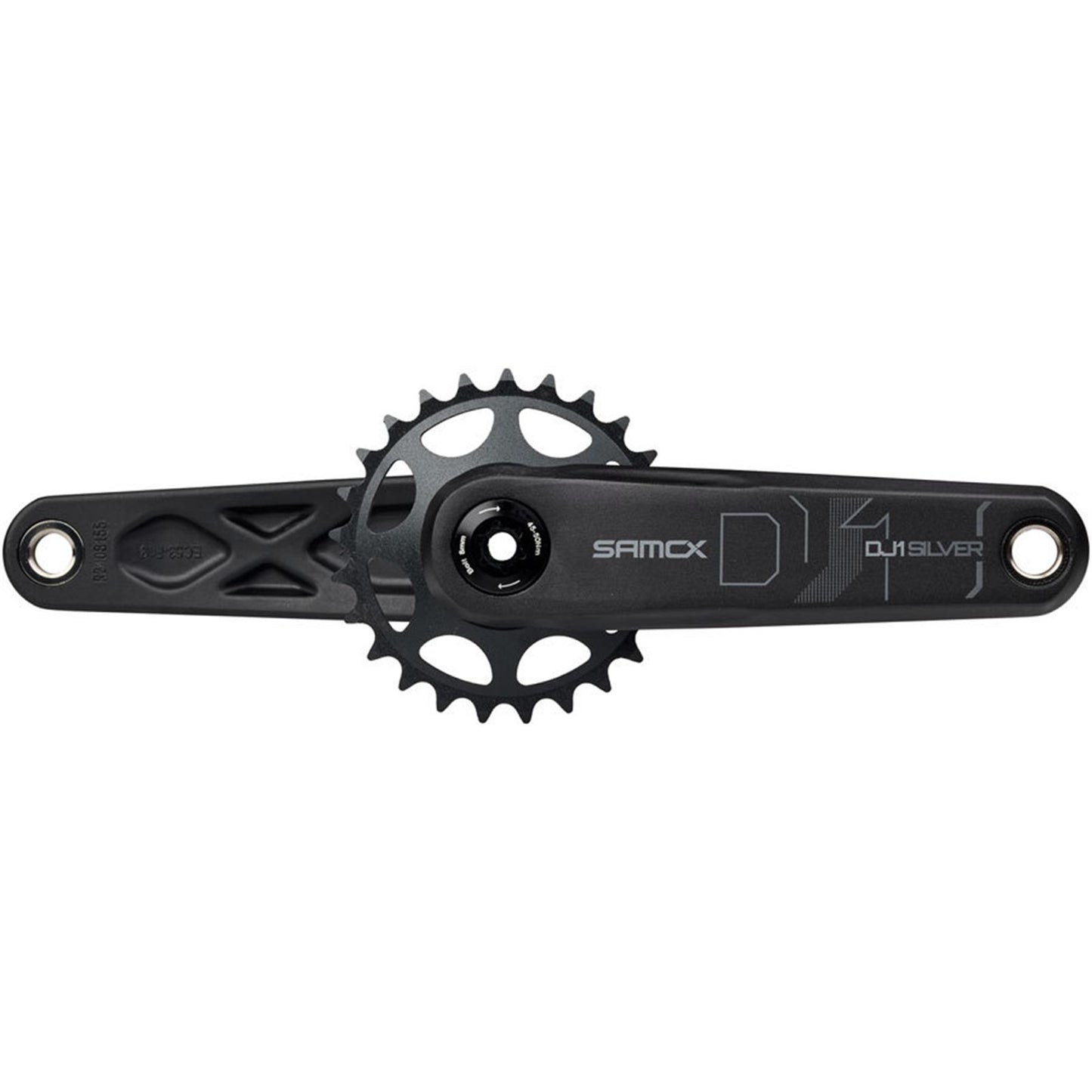 Samox Silver DJ-1 Crankset - 155mm, Black [MPN: CK1593]_1910755