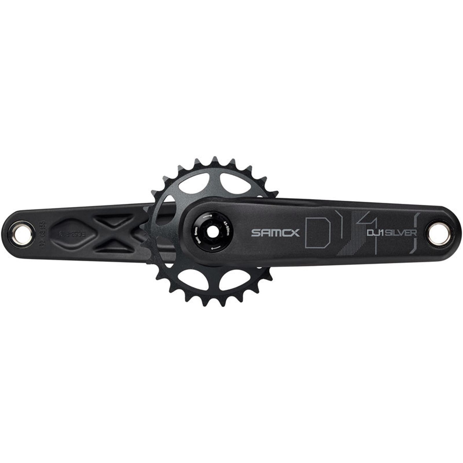 Samox Silver DJ-1 Crankset - 155mm, Black [MPN: CK1593]_1910755