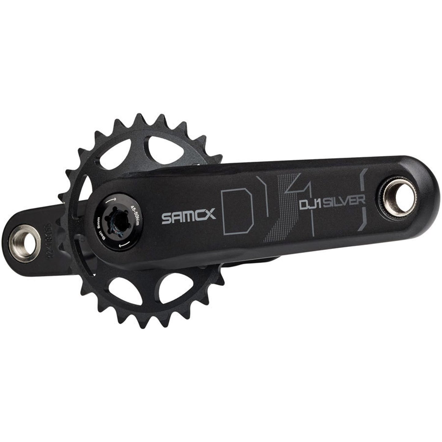 Samox Silver DJ-1 Crankset - 155mm, Black [MPN: CK1593]_1910756