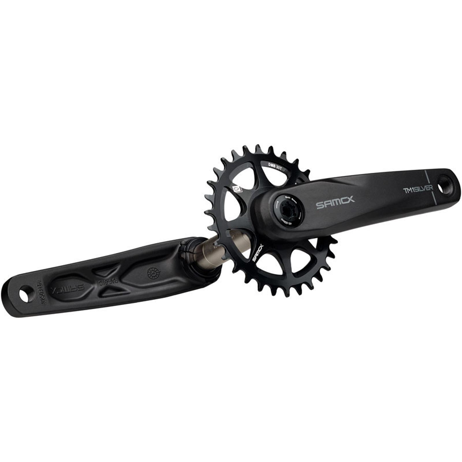Samox Silver TM-1 Crankset - 165mm, Black [MPN: CK1590]_1910784