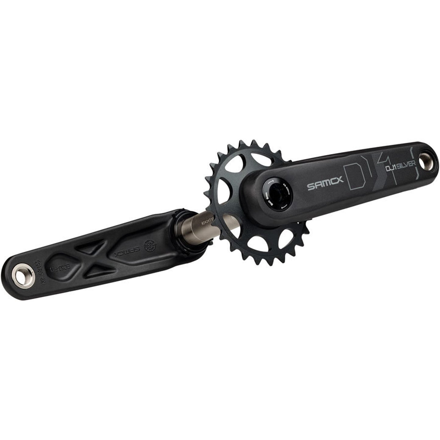 Samox Silver DJ-1 Crankset - 160mm, Black [MPN: CK1594]_1910749