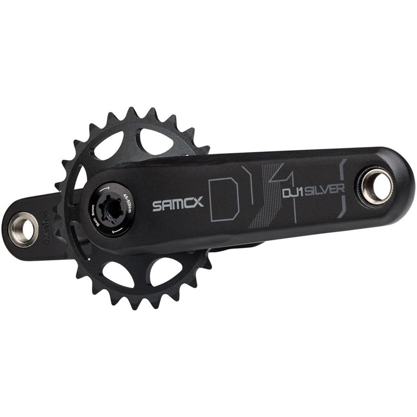 Samox Silver DJ-1 Crankset - 160mm, Black [MPN: CK1594]_1910751