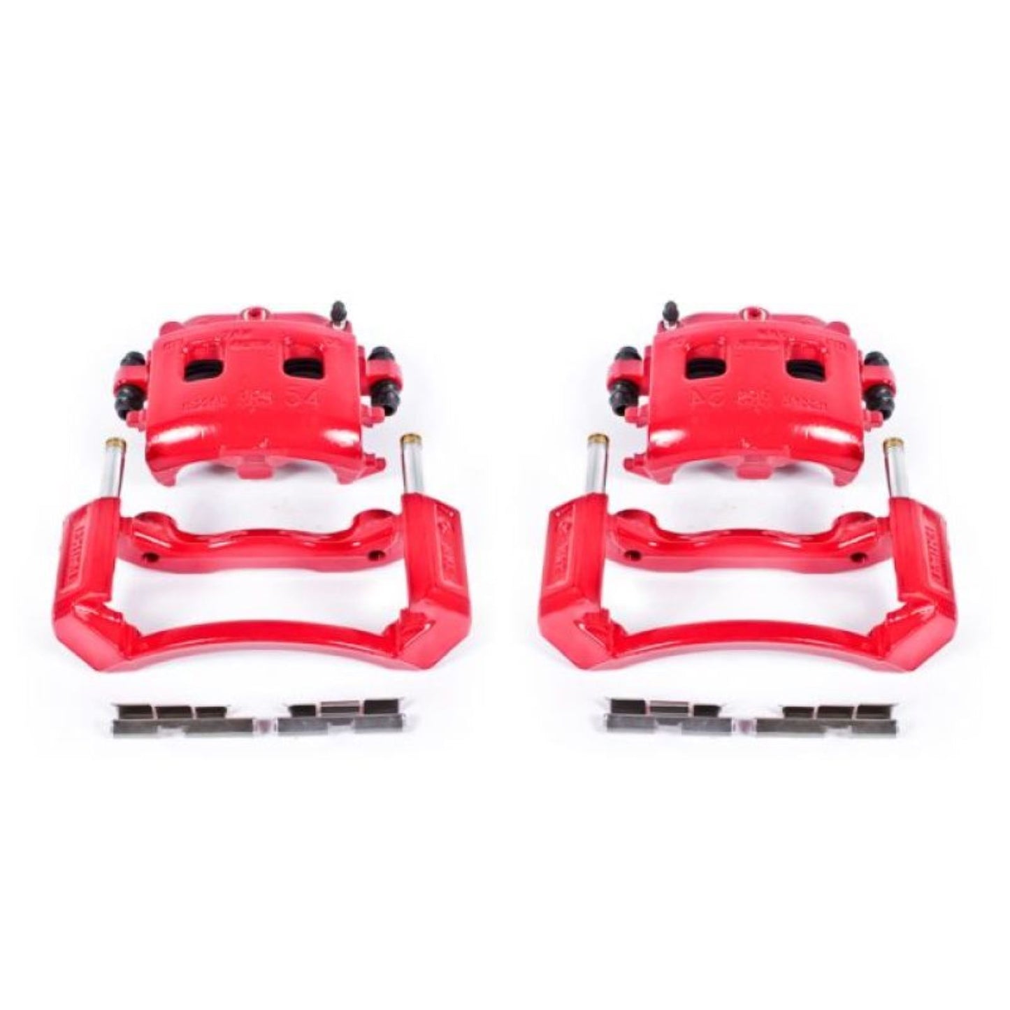 Powerstop Front Red Calipers w/Brackets - Pair for 02-05 Dodge Ram 1500 [MPN: psbS4832]_1861201