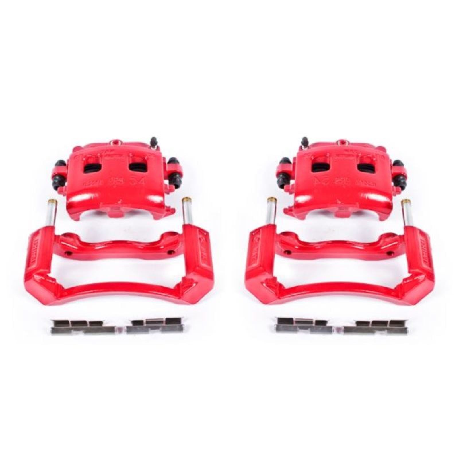 Powerstop Front Red Calipers w/Brackets - Pair for 02-05 Dodge Ram 1500 [MPN: psbS4832]_1861201