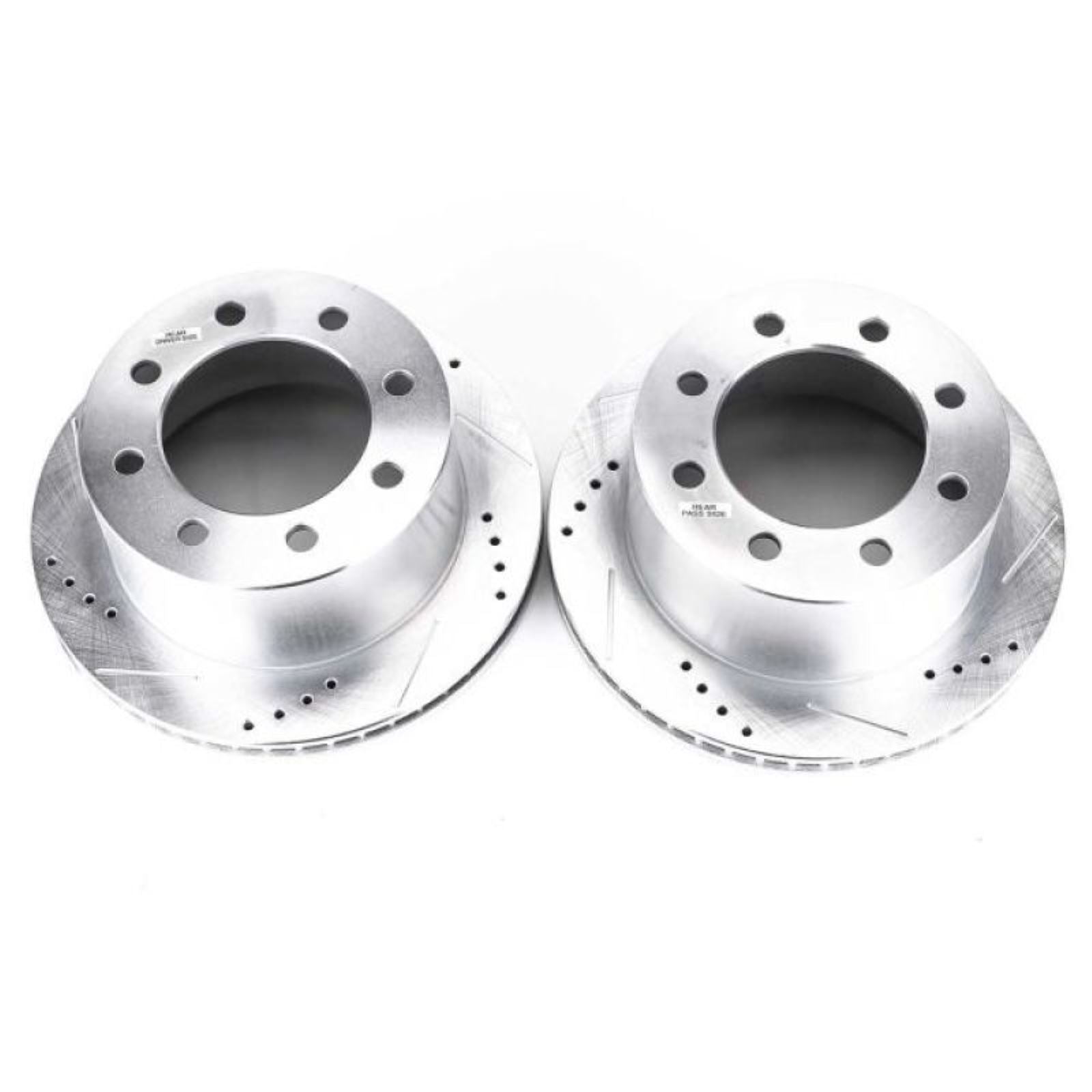 Powerstop Rear Evolution Drilled & Slotted Rotors Pair for 00-02 Dodge Ram 2500 [MPN: psbAR8753XPR]_1861165