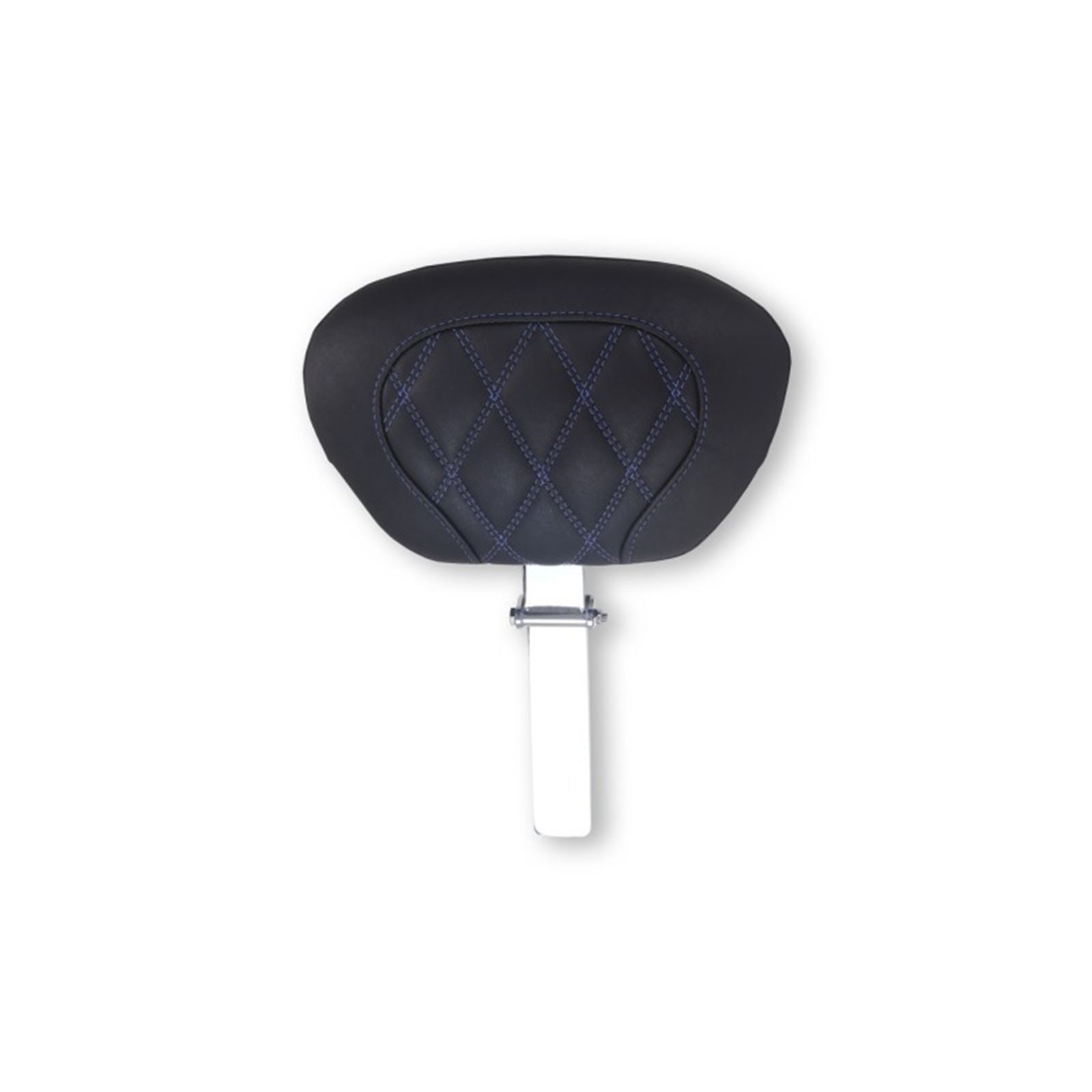 Mustang Motorcycle Products Harley FL Touring Rd King Special, Double Diamond Driver Backrest - Black_1862182