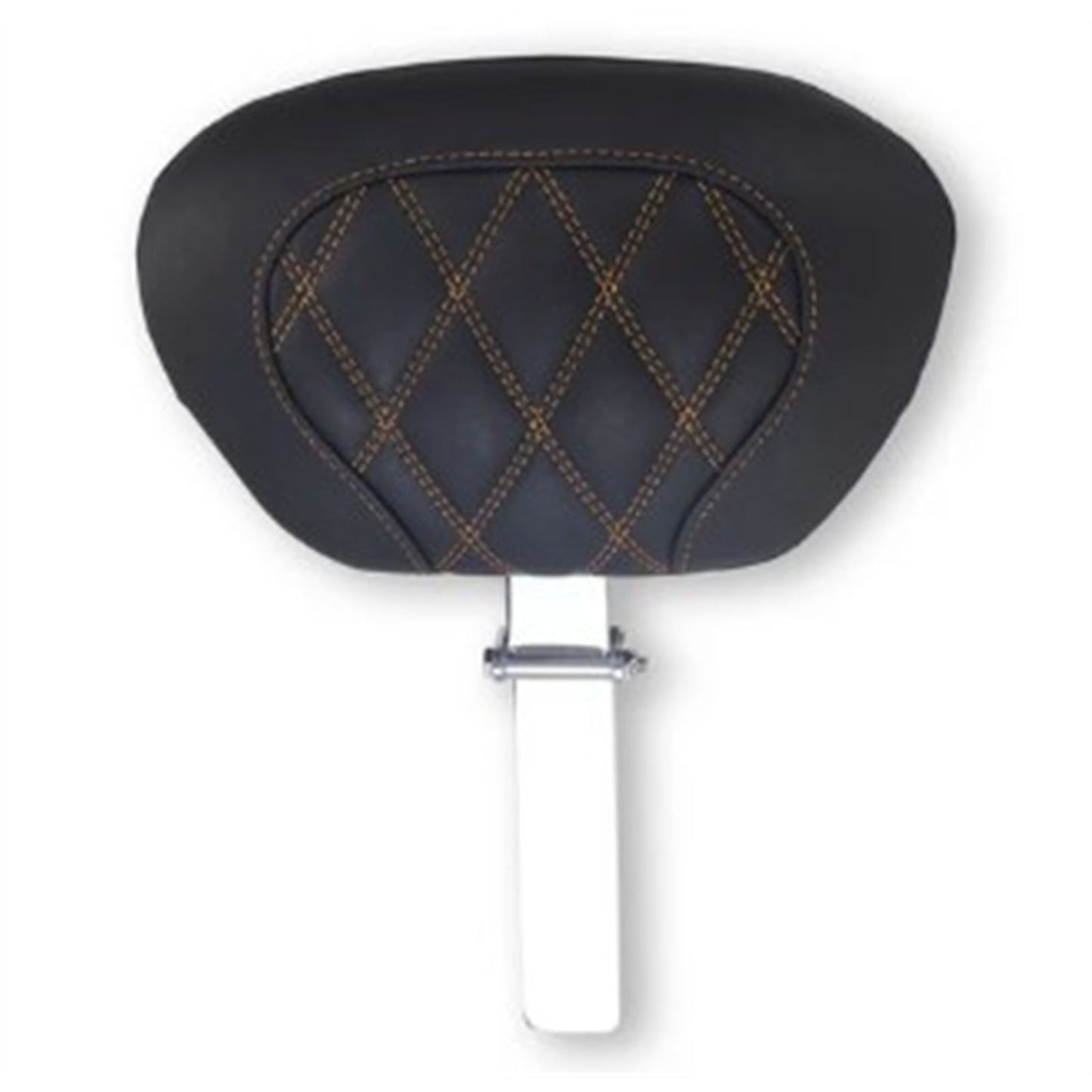 Mustang Motorcycle Products Harley FL Touring Rd King Special, Double Diamond Driver Backrest - Black_1890325