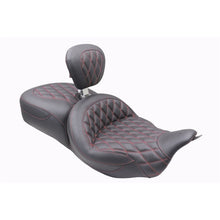 Mustang Motorcycle Products Harley FL Touring Rd King Special, Double Diamond ST Backrest - Black_1863289