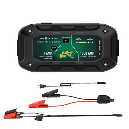 Battery Tender Charge N Start 1100 1A Battery Charger & 1000A Jump Starter [MPN: btn030-7010-WH]_1869796