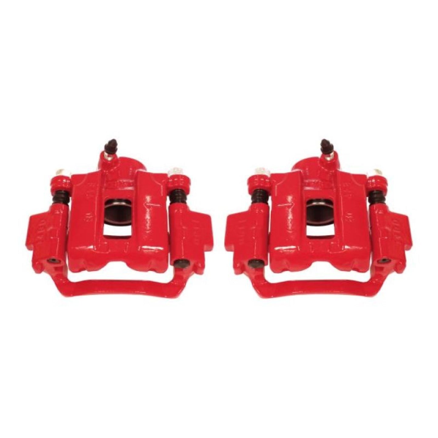 Powerstop Rear Red Calipers w/Brackets - Pair for 10-18 Lexus GX460 [MPN: psbS2736]_1865441