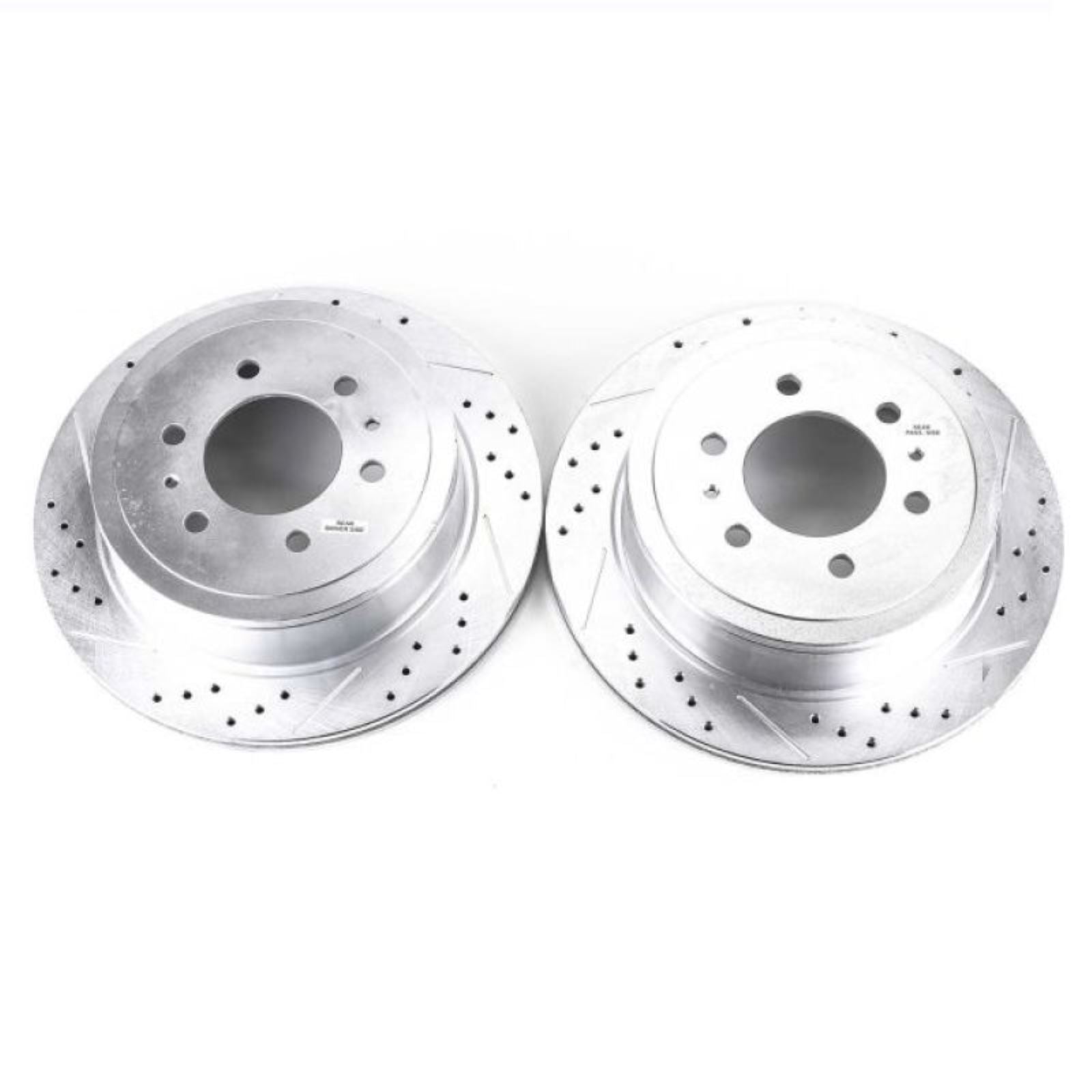 Powerstop Rear Evolution Drilled & Slotted Rotors - Pair for 04-11 Ford F-150 [MPN: psbAR8598XPR]_1865805