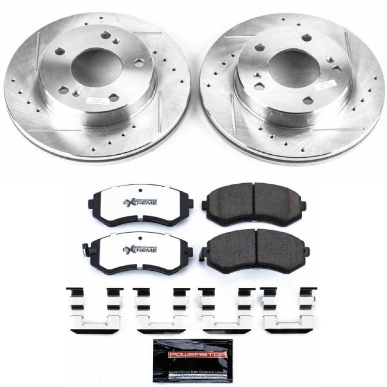 Powerstop Front Z26 Street Warrior Brake Kit for 94-96 Nissan 240SX [MPN: psbK754-26]_1865416