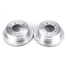 Powerstop Rear Evolution Drilled & Slotted Rotors - Pair for 98-07 Lexus LX470 [MPN: psbJBR736XPR]_1866407