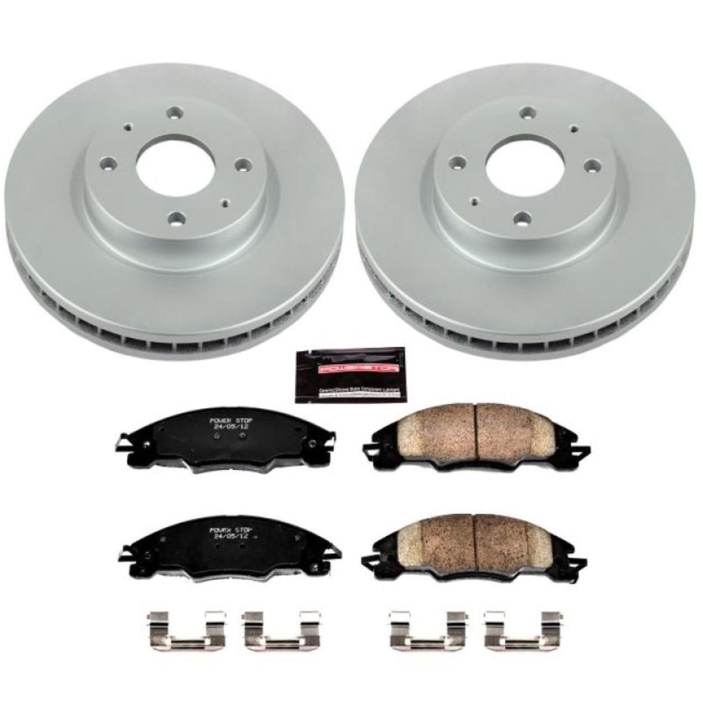 Powerstop Front Z17 Evolution Geomet Coated Brake Kit for 08-11 Ford Focus [MPN: psbCRK4726]_1865915