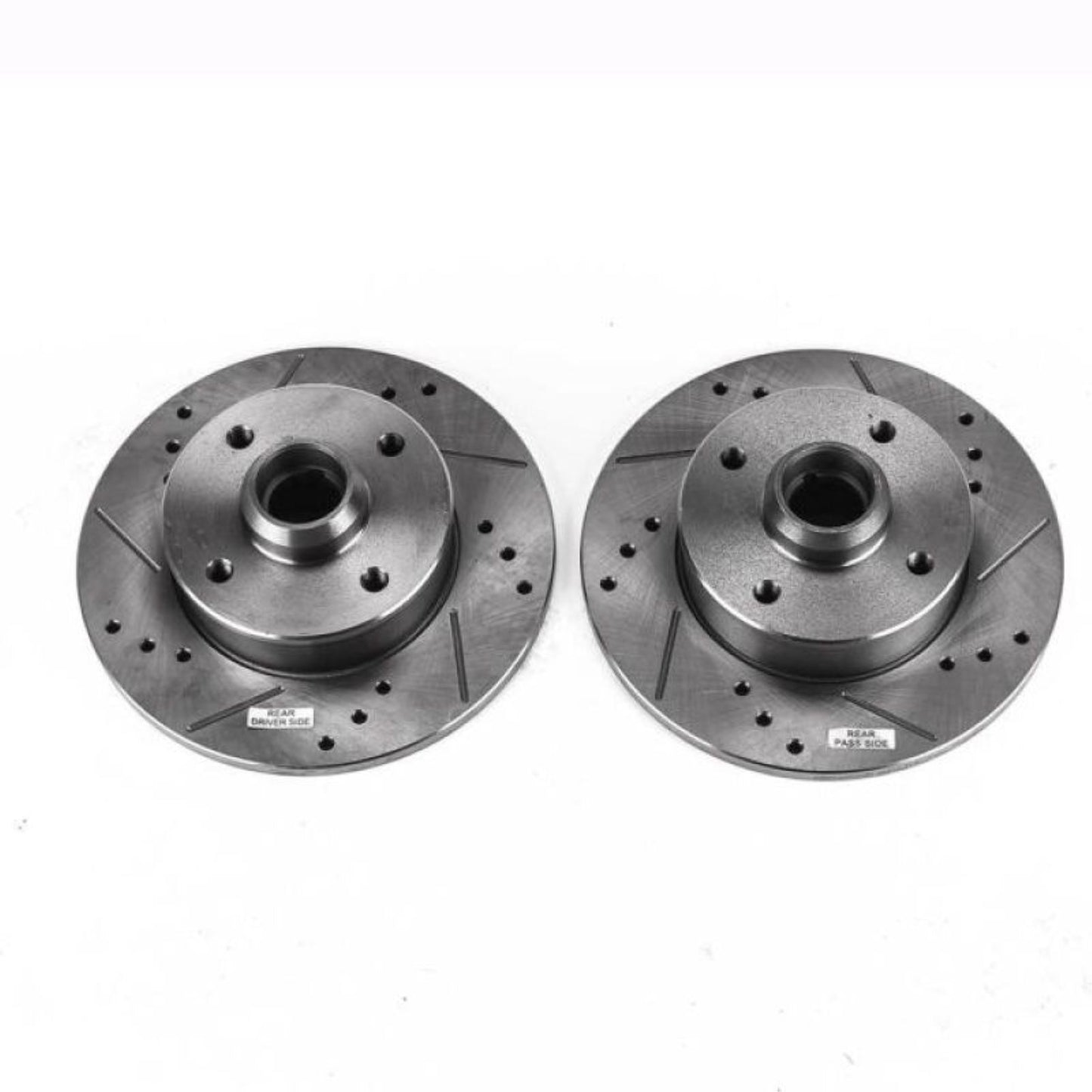 Powerstop Rear Evolution Drilled & Slotted Rotors - Pair for 99-02 Volkswagen [MPN: psbEBR250XPR]_1866183