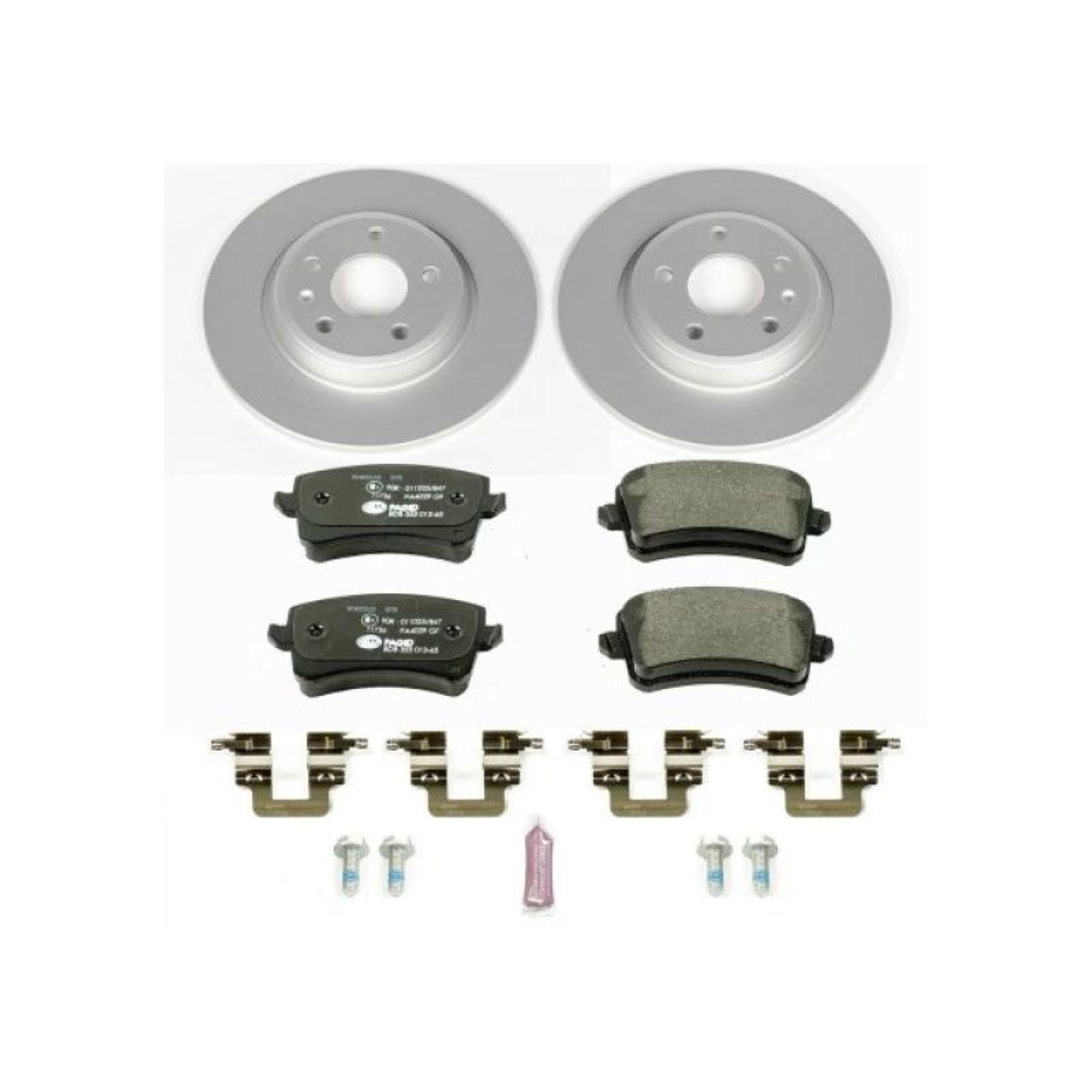 Powerstop Rear Euro-Stop Brake Kit for 09-16 Audi A4 [MPN: psbESK4745]_1866100