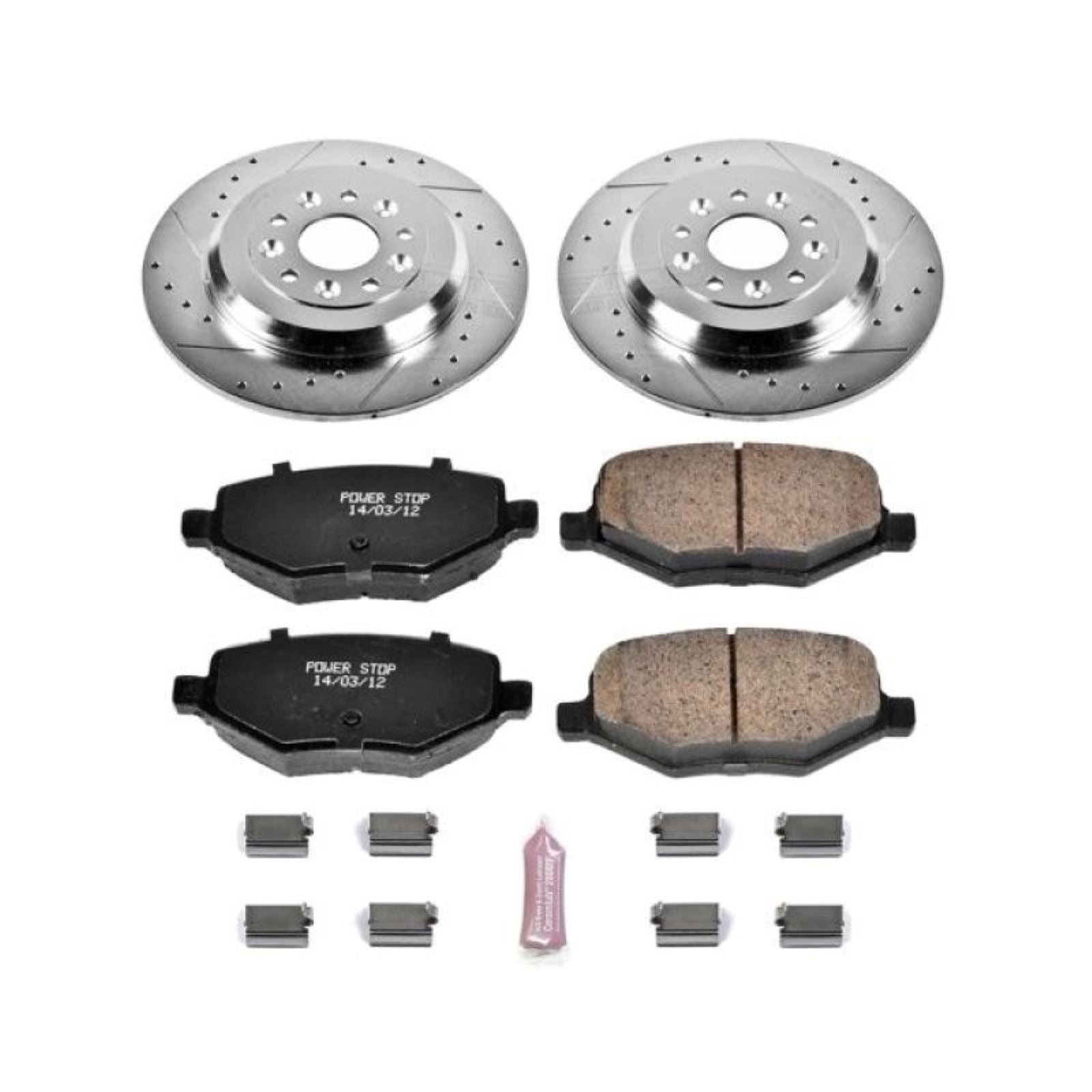 Powerstop Rear Z23 Evolution Sport Brake Kit for 11-15 Ford Edge [MPN: psbK4744]_1867020