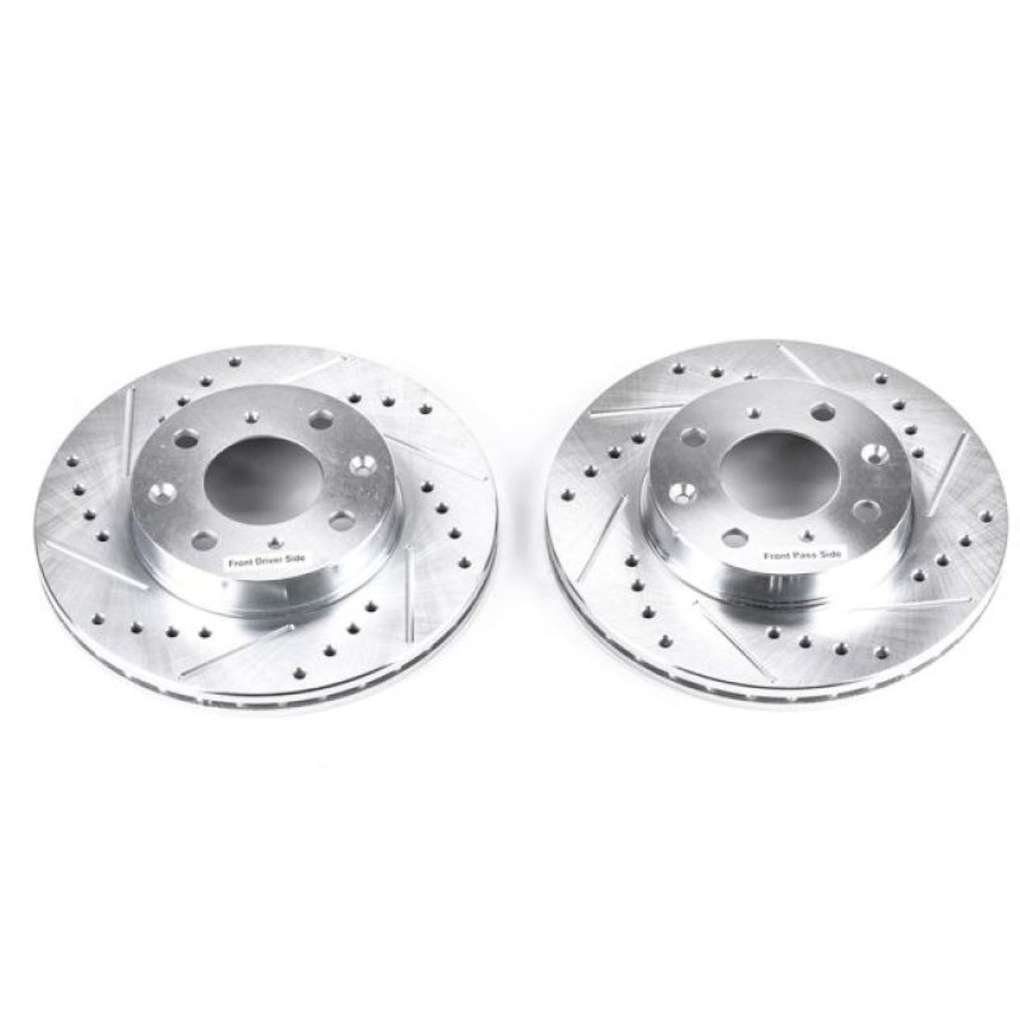 Powerstop Front Evolution Drilled & Slotted Rotors - Pair for 88-91 Honda Civic [MPN: psbJBR304XPR]_1867027