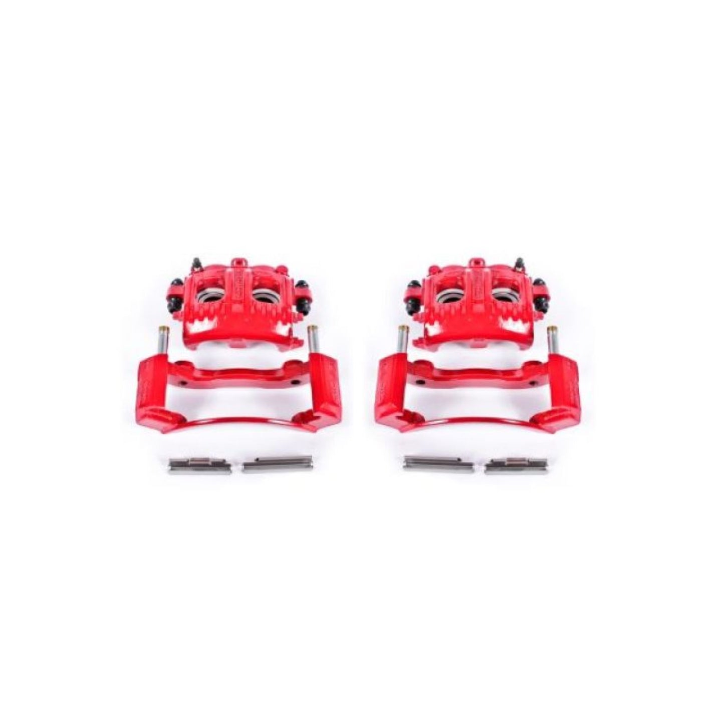 Powerstop Front Red Calipers w/Brackets - Pair for 97-02 Ford Expedition [MPN: psbS4652]_1870436