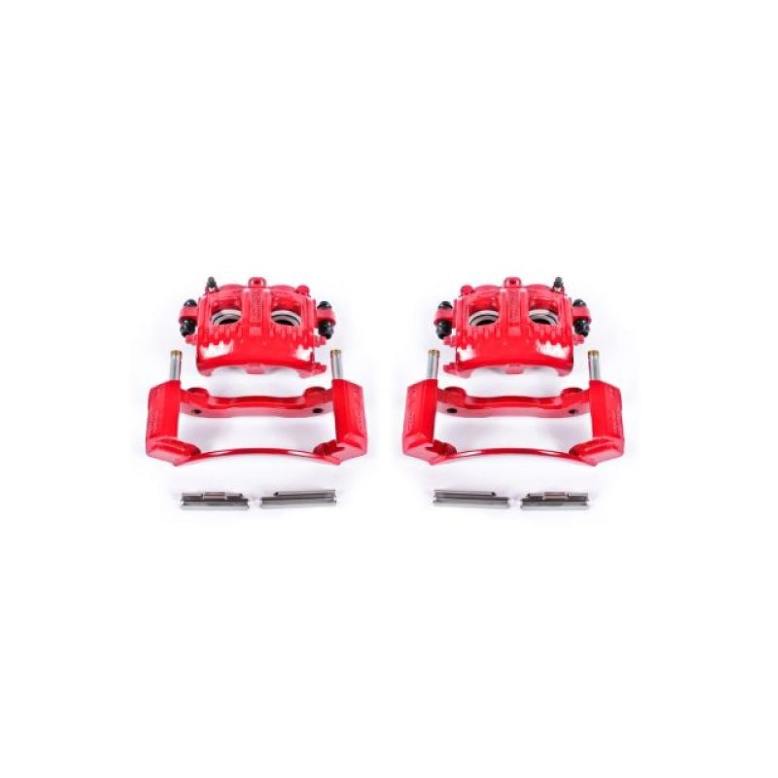 Powerstop Front Red Calipers w/Brackets - Pair for 97-02 Ford Expedition [MPN: psbS4652]_1870436