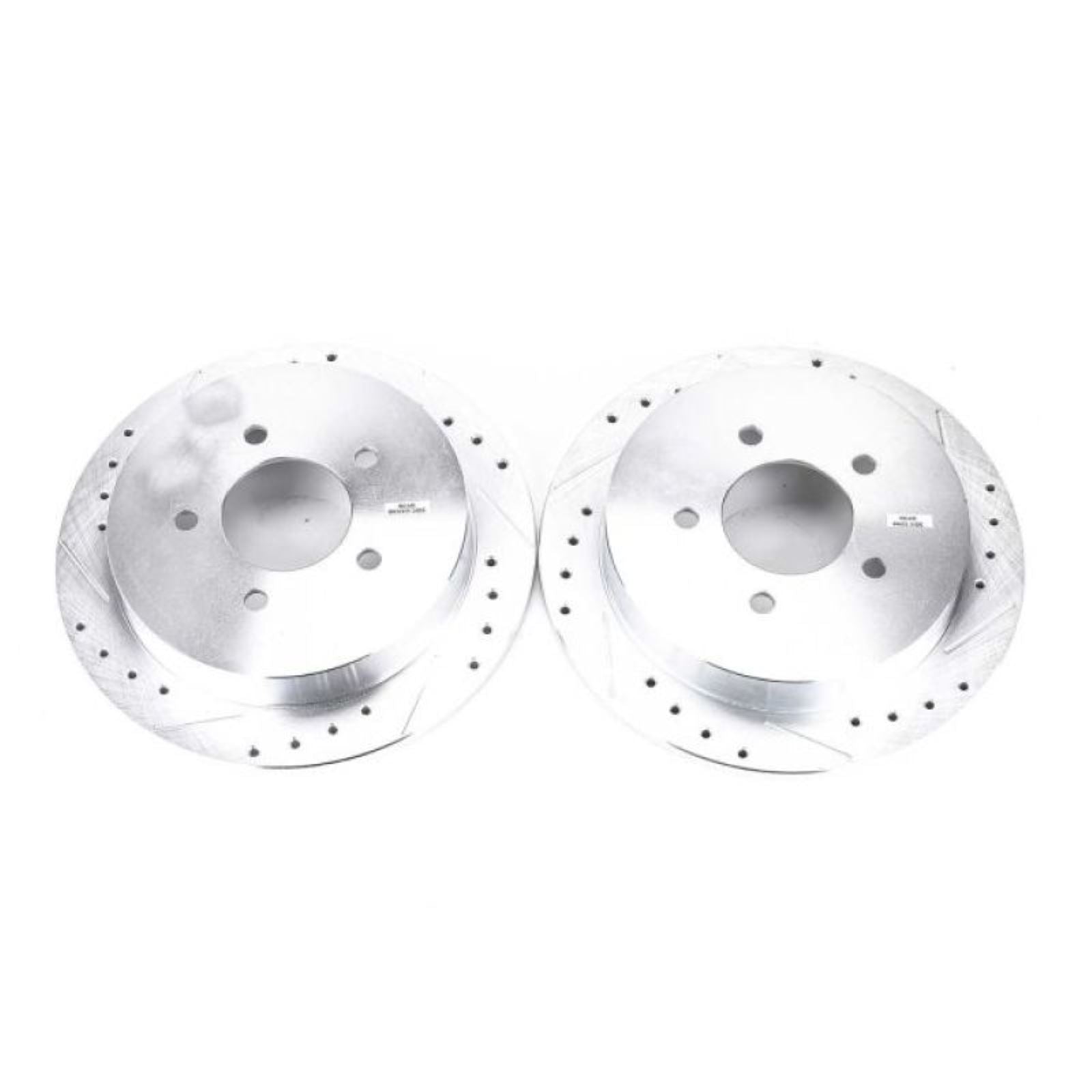 Powerstop Rear Evolution Drilled & Slotted Rotors Pair for 00-02 Ford [MPN: psbAR8582XPR]_1870914