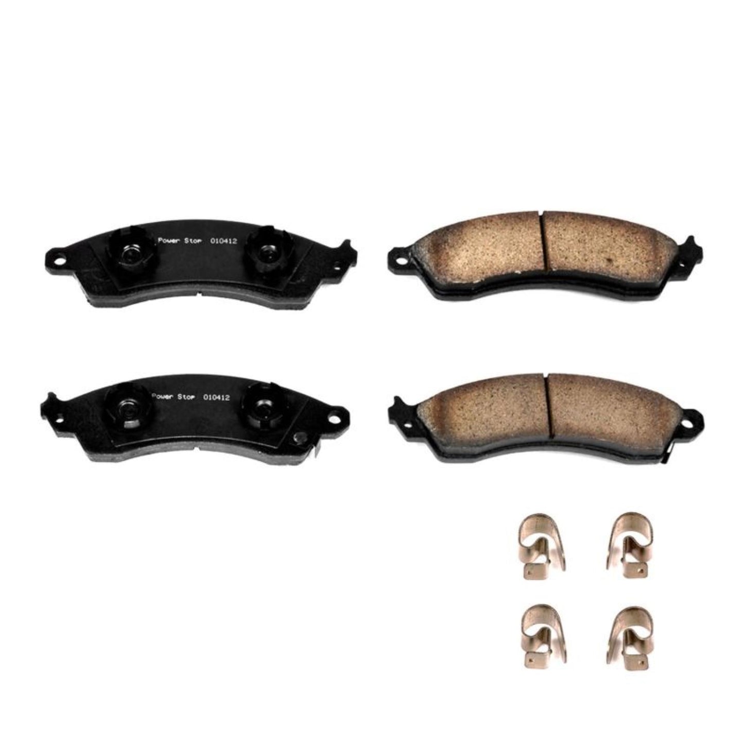 Powerstop Front Z17 Evolution Ceramic Brake Pads w/Hardware for 87-92 Camaro [MPN: psb17-412]_1871183