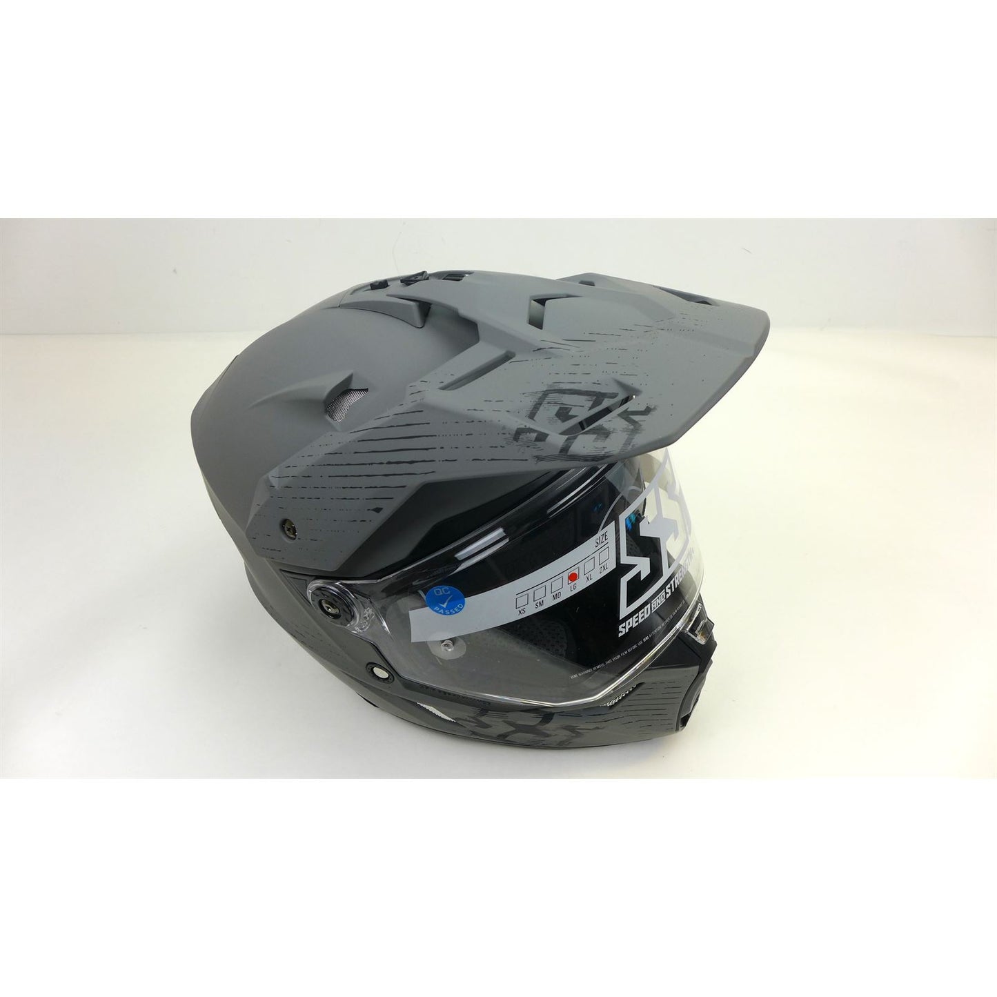 Speed And Strength SS2600 Helmet - Grey/Black - Large OPEN BOX [MPN: TR-126-056]_1874106