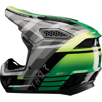 Thor Fleet Helmet - Camber - Black/Green_2102233