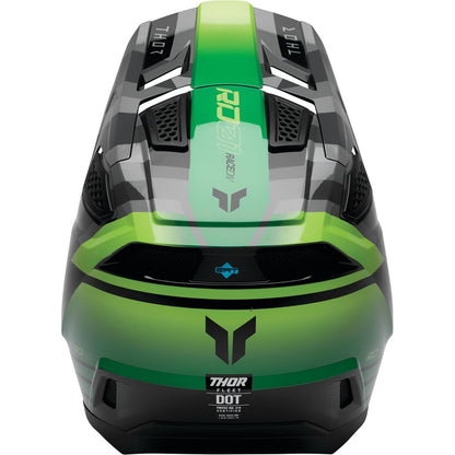 Thor Fleet Helmet - Camber - Black/Green_2102234