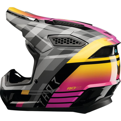 Thor Fleet Helmet - Camber - Black/Magenta_2102280