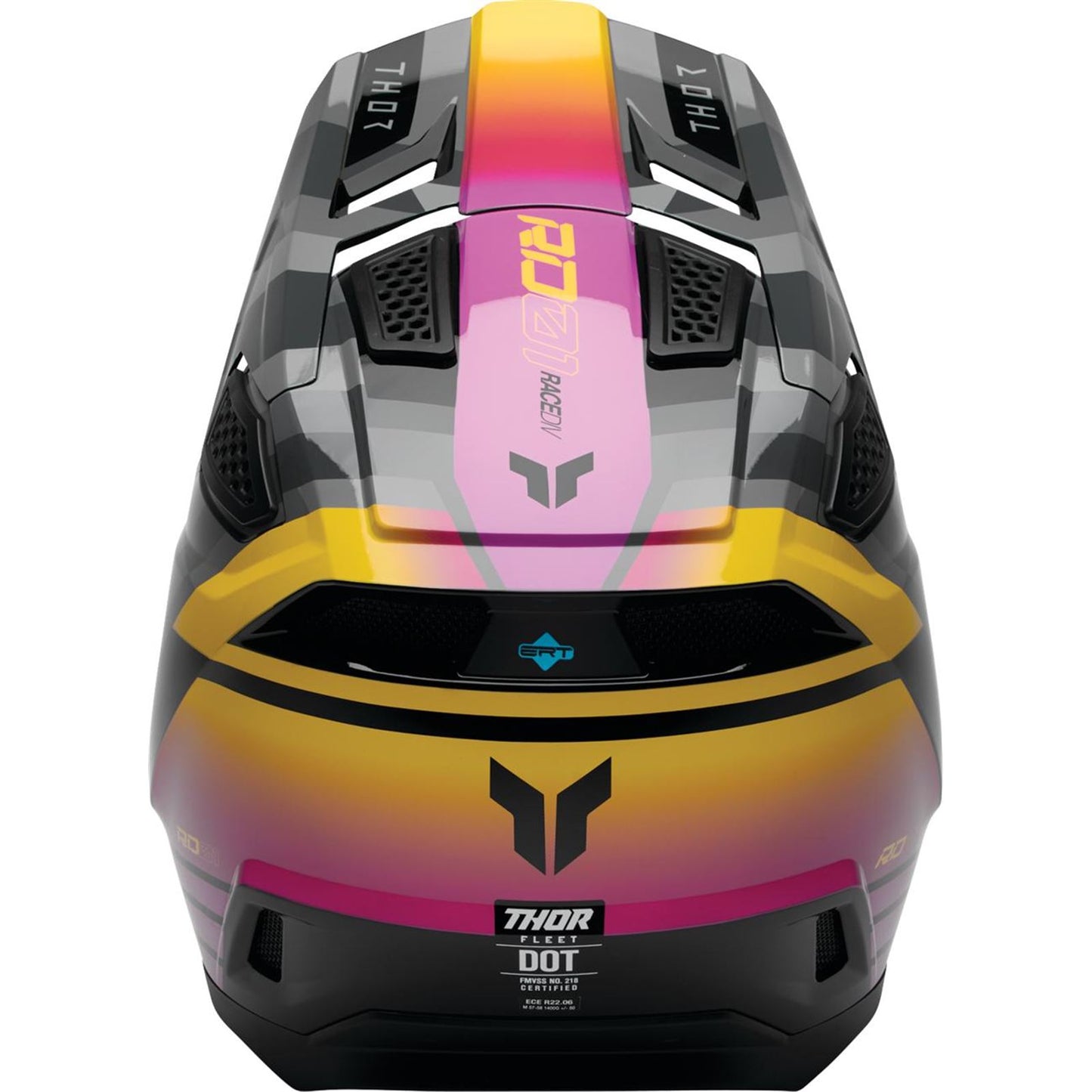 Thor Fleet Helmet - Camber - Black/Magenta_2102302