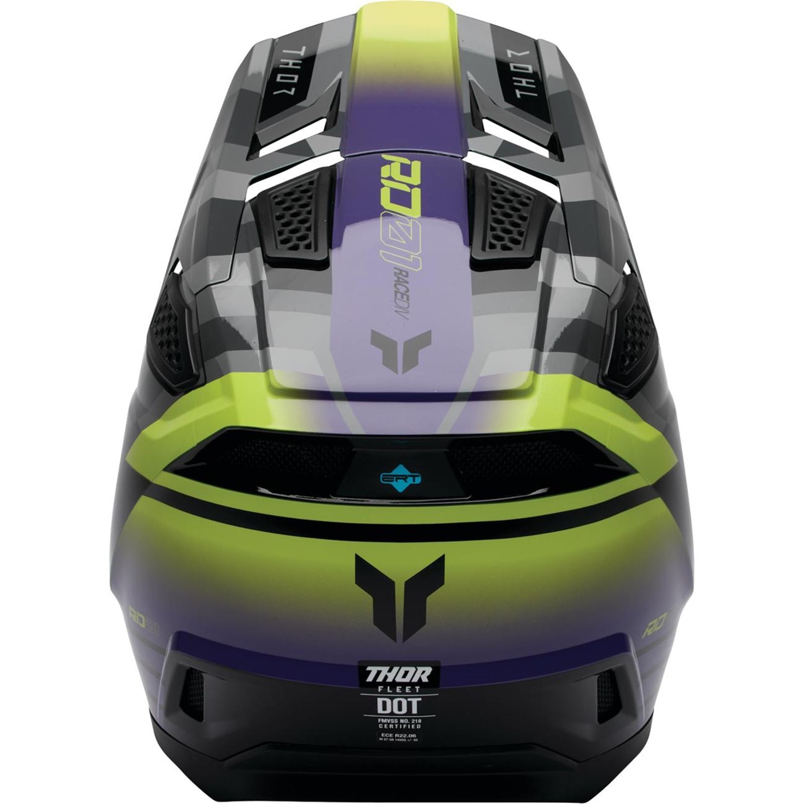 Thor Fleet Helmet - Camber - Black/Purple_2102215