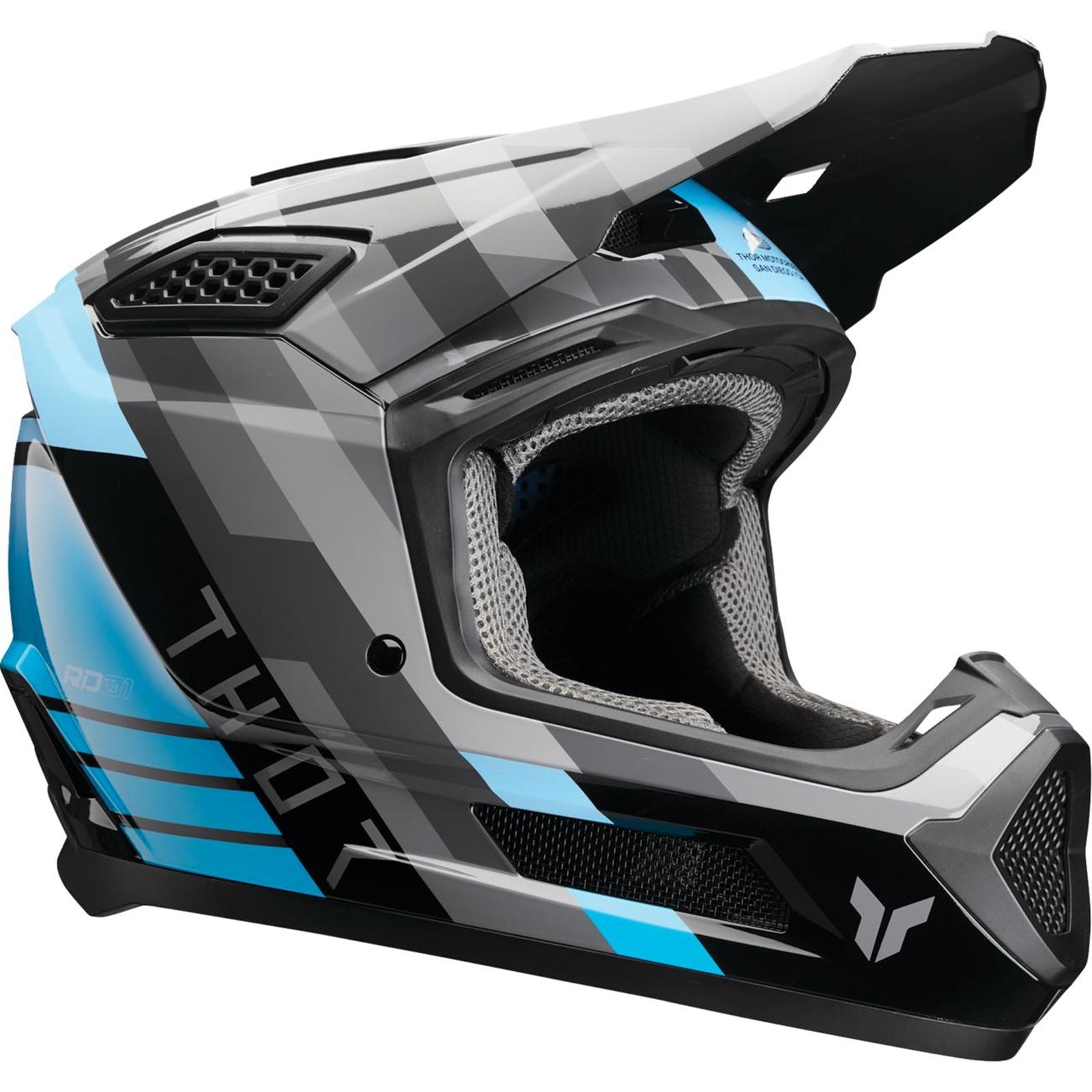 Thor Fleet Helmet - Camber - Black/Teal_2102974