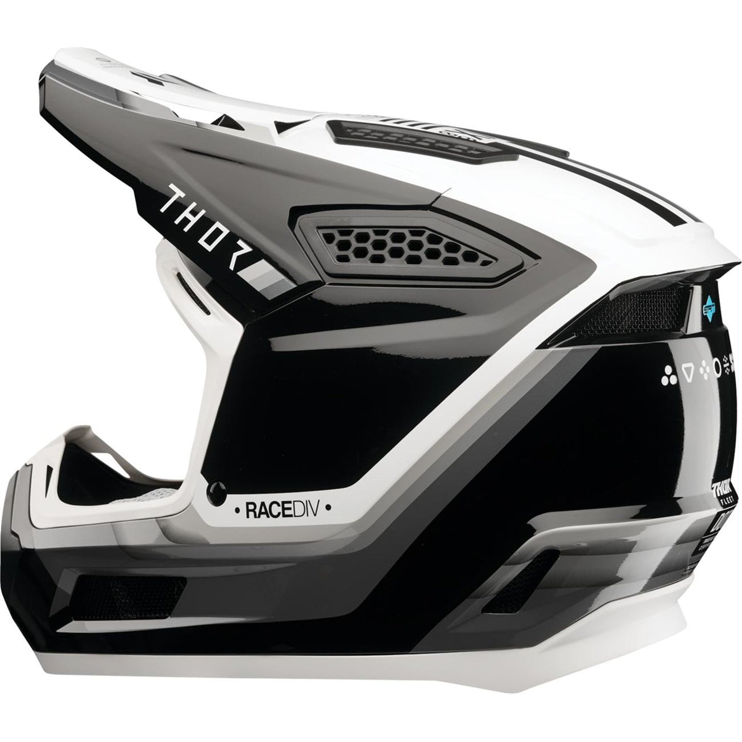 Thor Fleet Helmet - Defy - Black/White_2102887